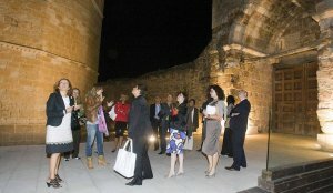 Las empresarias visitaron el Castillo de Zamora. / LUIS CALLEJA 